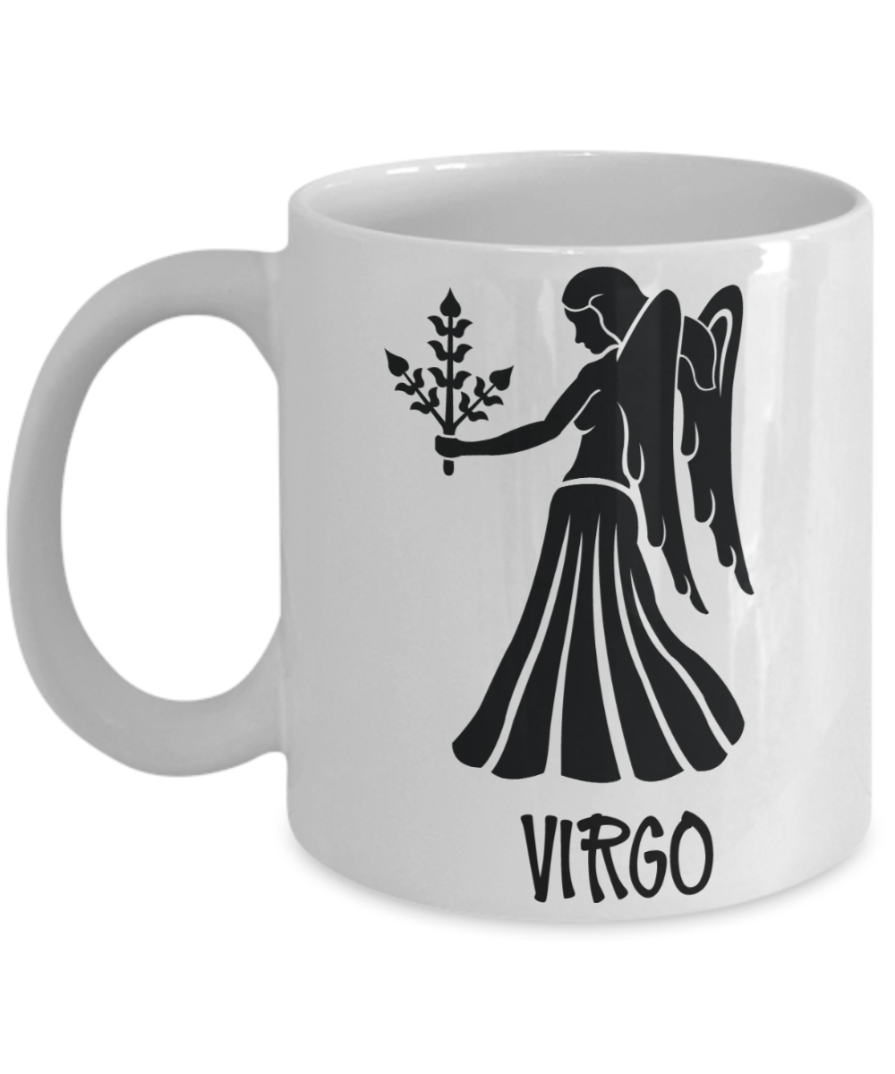 Zodiac coffee mug Virgo tea cup gift astrology birthday horoscope sign ceramic men women