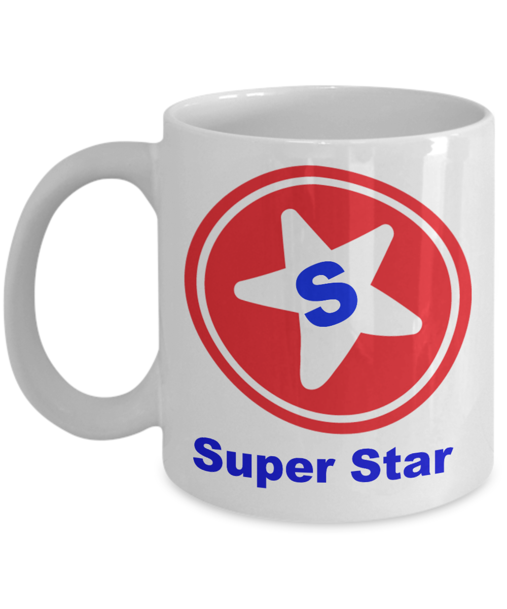 Super Star Novelty Coffee Mug tea cup gift motivational men women funny novelty