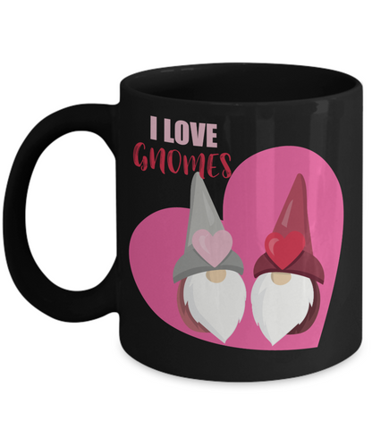 I love You Gift For Couples Valentine Gnome Coffee Mug Gift for Couples Custom Mug