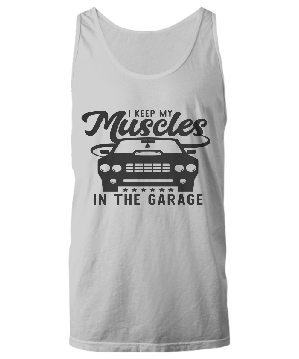 Funny  Gray Tank top muscles