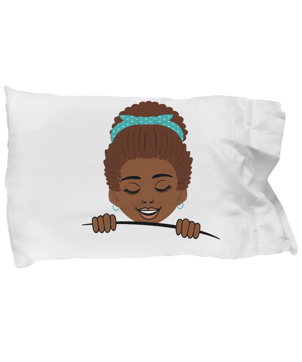 Black girls pillowcase pillow cover gifts for girls unique