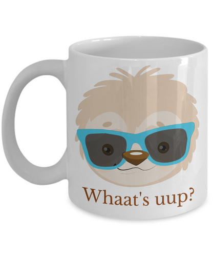 Funny Sloth coffee mug Cute Animal mug tea cup gift for her birthday sloth lovers novelty gift ceramic