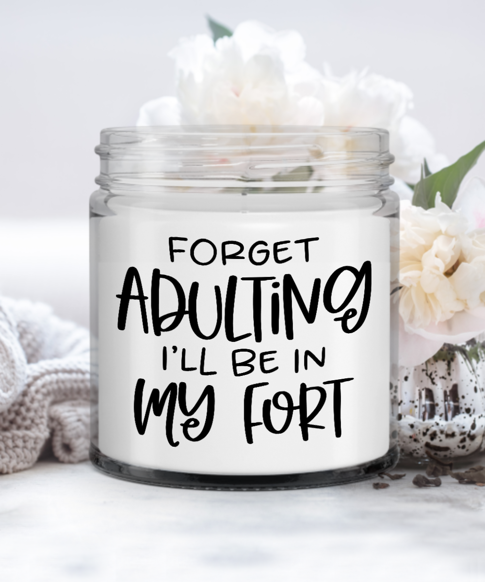 Funny Candle Sarcastic Gift for Friend Vanilla Scented Soy Container Candle