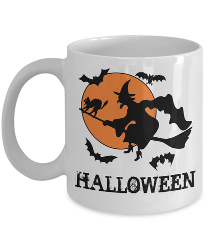 Halloween Witch /Novelty Coffee Mug/ Holiday Gifts For Women Men Friends Cool Coffee Mugs
