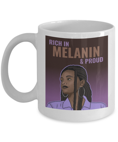 Melanin Black Pride Women Coffee Mug Gift Custom