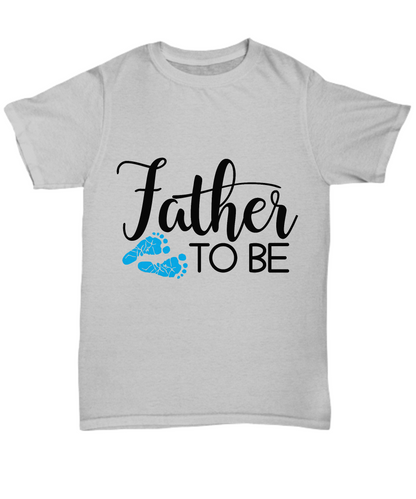  Gray Father to be- t-shirt  