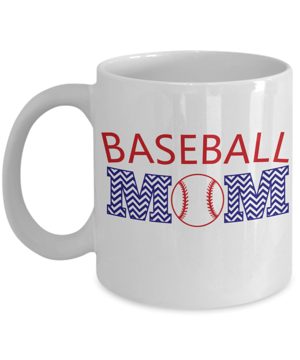 Baseball Mom Coffee Mug Gift for Mom Custom Cup