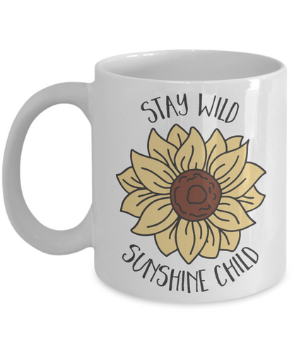 Sunflower Mug, Boho Mug, Motivational Mug, Best Friend Gift, Plant Mug, Autumn Mug, Custom Mug, Floral Mug Ceramic Tea Mug