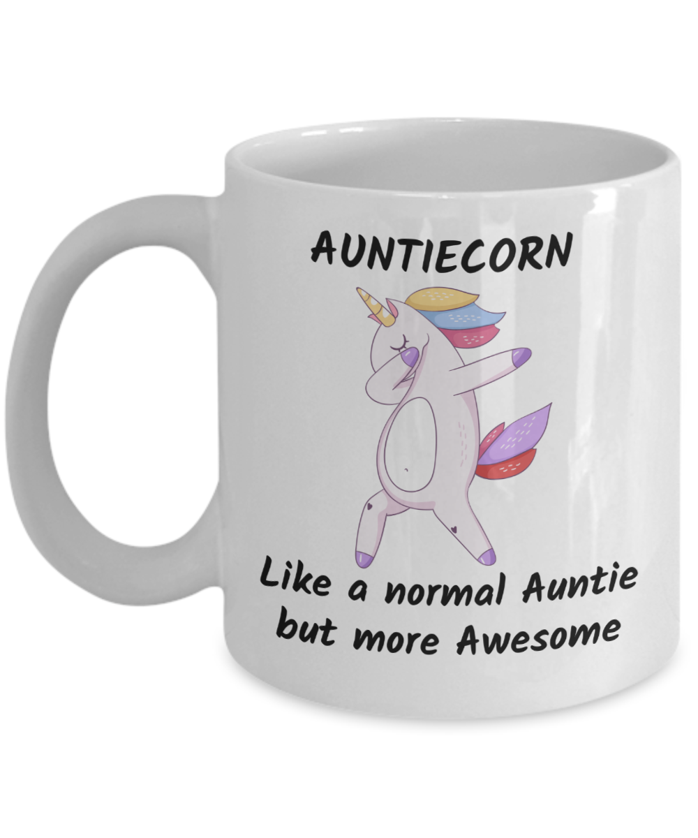 Aunt Gift  Auntiecorn Coffee Mug Auntie gift  Funny mug  Gift for Women Unicorn Lover Gift