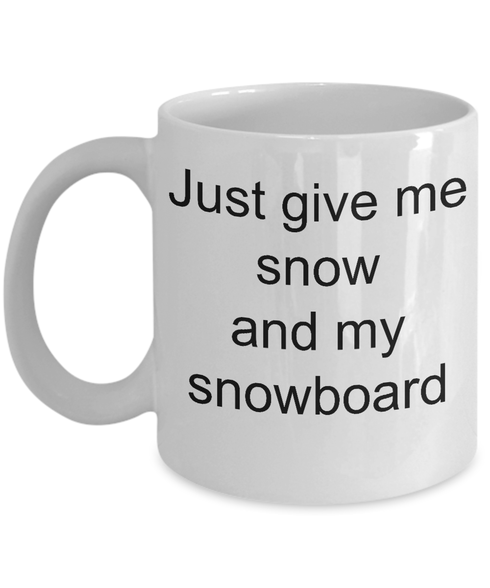 snowboarders coffee mugs
