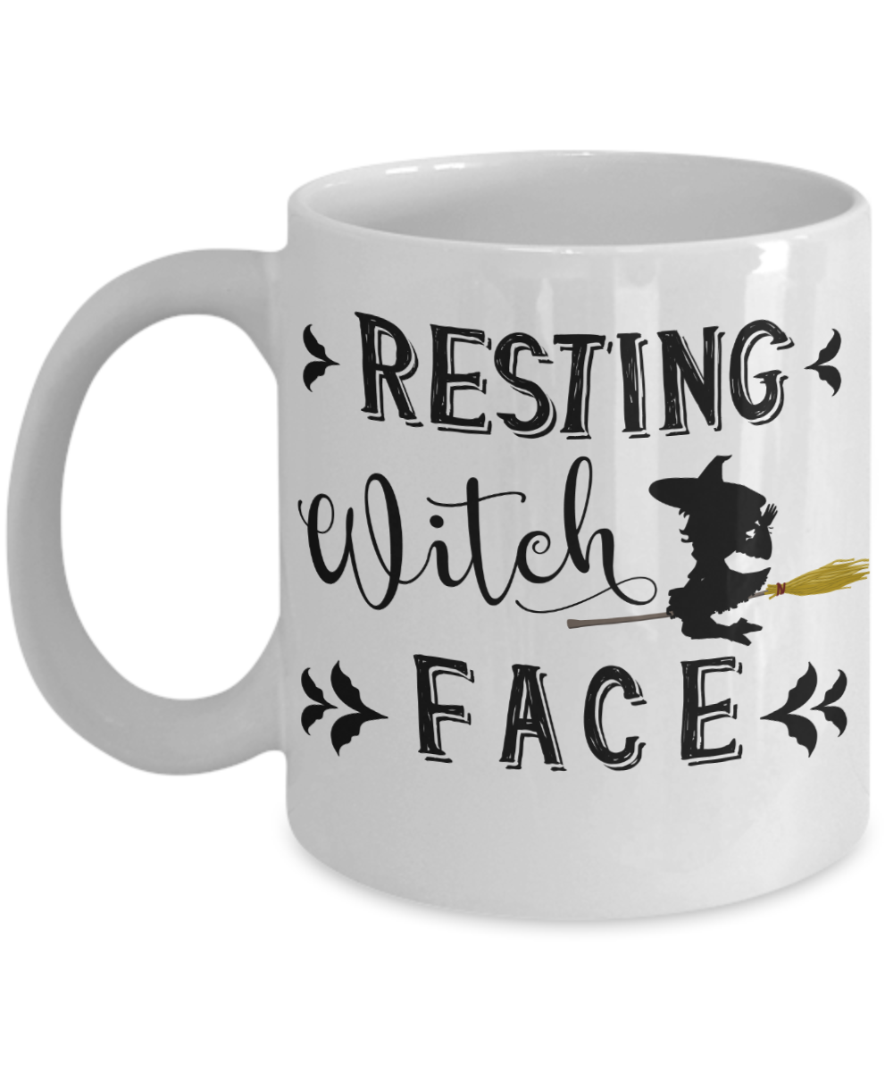 Resting Witch Face Mug 