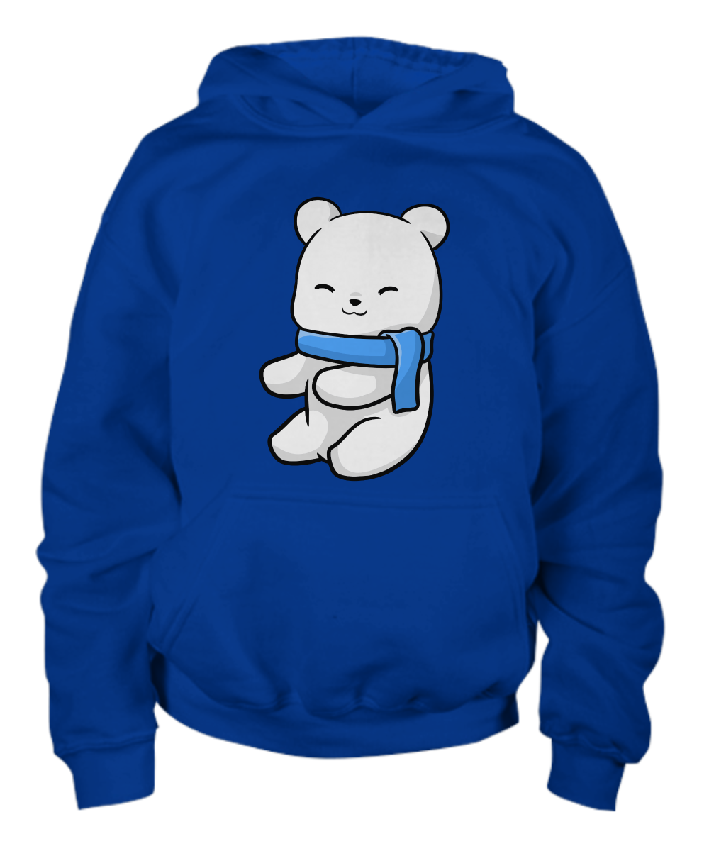 Kids Christmas Hoodie Sweatshirt Cute Bear Custom Winter Hoodie