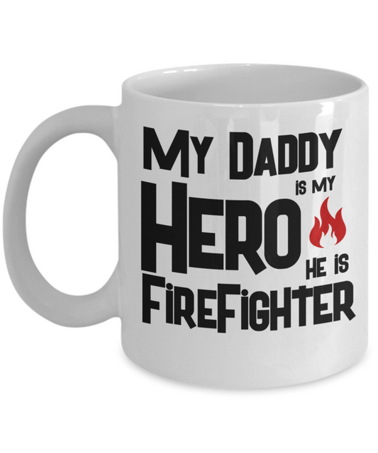 Firefighter Dad gift Father's day gift mug fireman cup