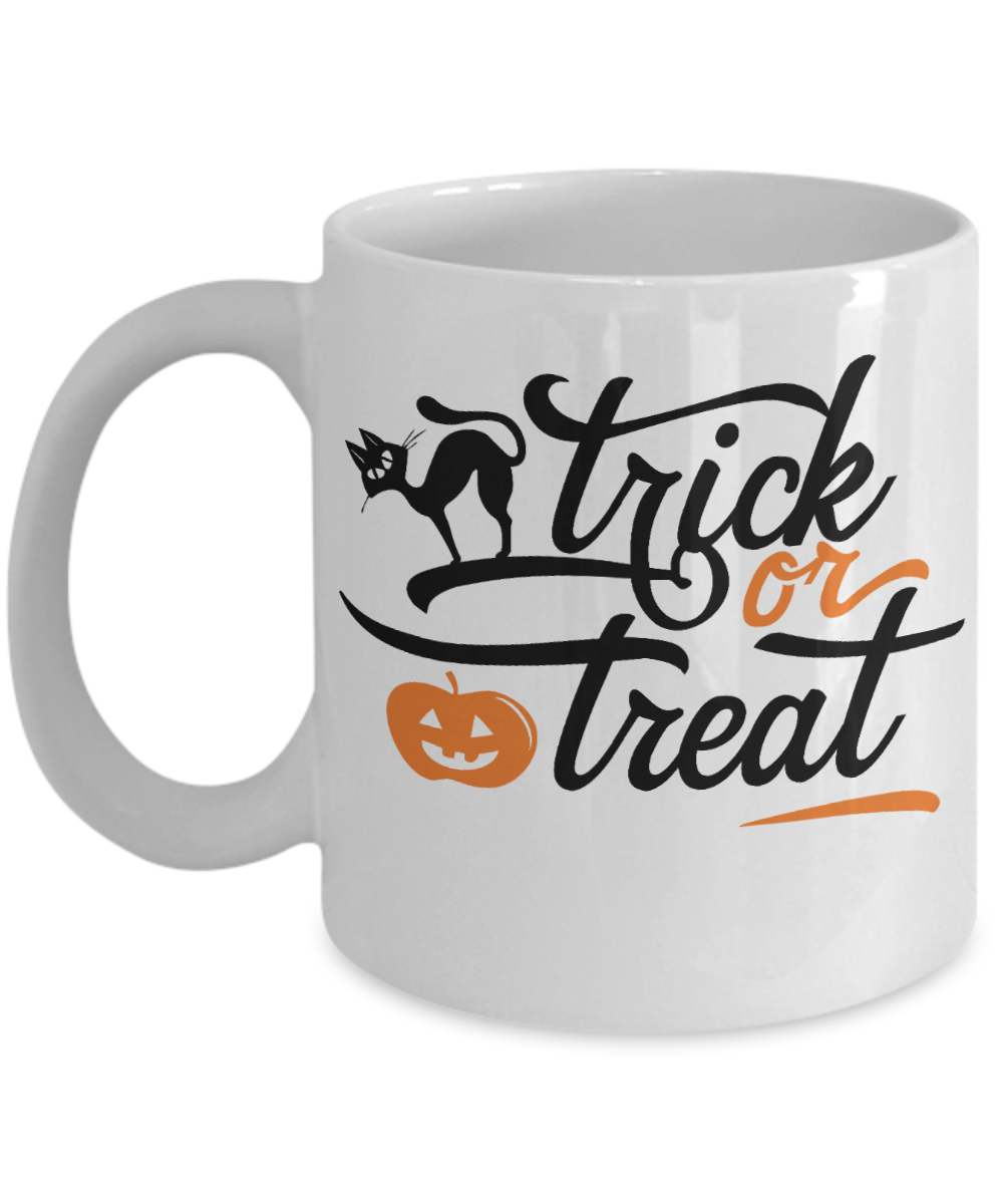Trick or Treat Halloween coffee mug