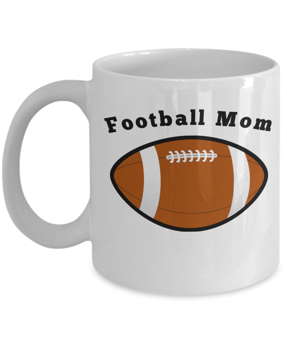 Football Mom Novelty Coffee Cup Mug Gifts For Mom Women Sports Moms Ceramic Cup