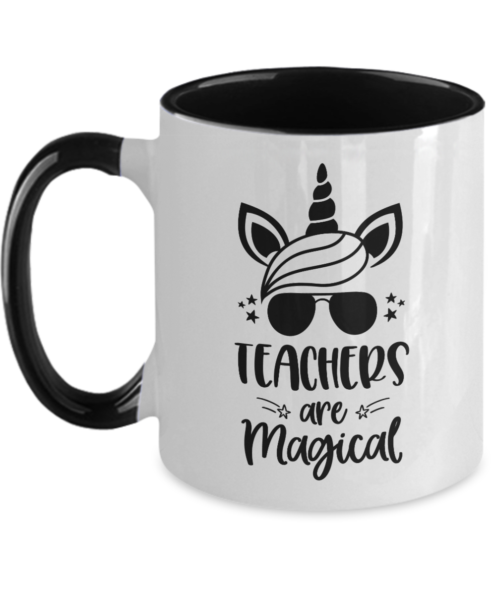 Teacher Unicorn Coffee Mug Cute Soy Vanilla Container