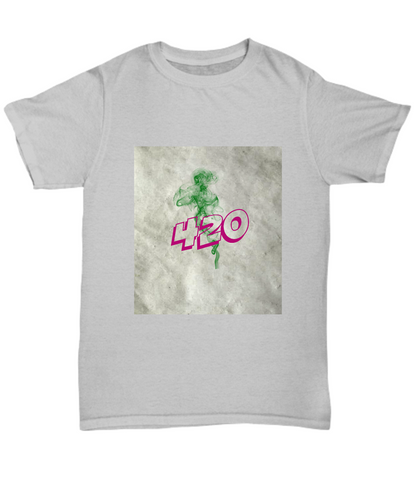 420 novelty  gray  unisex t-shirt 