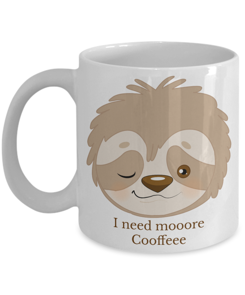 I need more coffee sloth mugs