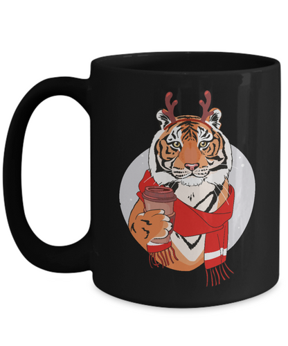 Tiger Coffee Mug Tiger Lover Gift Coffee Lover Mug Christmas Tiger Ceramic Mug