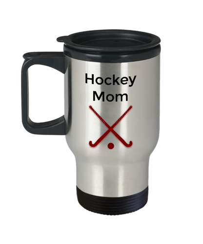 Novelty Travel Mug/Hockey Mom/Travel Coffee Cup/Gift For Mom Fan