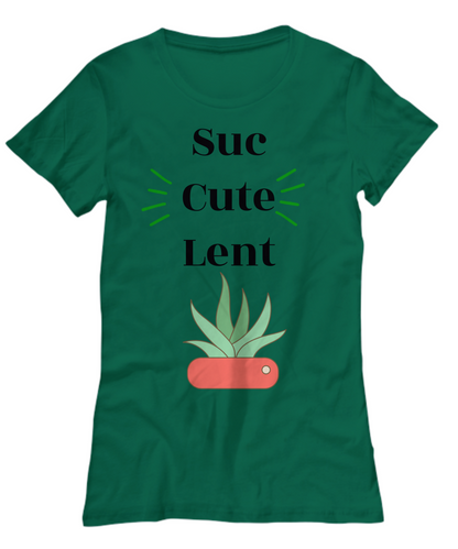 Women's T-shirt Suc-cute-lent Funyy Custom Graphic Tee
