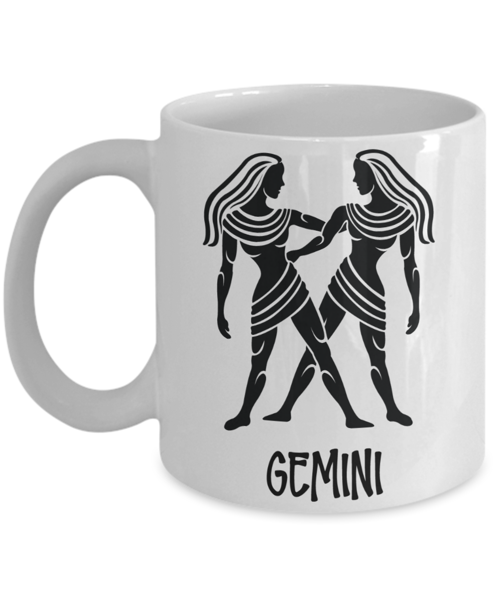 Zodiac mug Gemini coffee tea cup gift novelty astrology birthday horoscope sign
