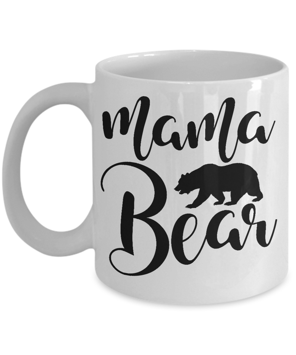 Mama bear funny coffee mug tea cup gift novelty mothers mother's day mom birthday mug with sayings