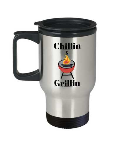 chillin and grillin insulated travel mugs