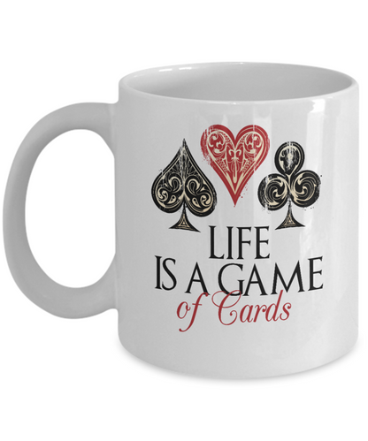Funny Card mug Card player coffee mug Gift for card player