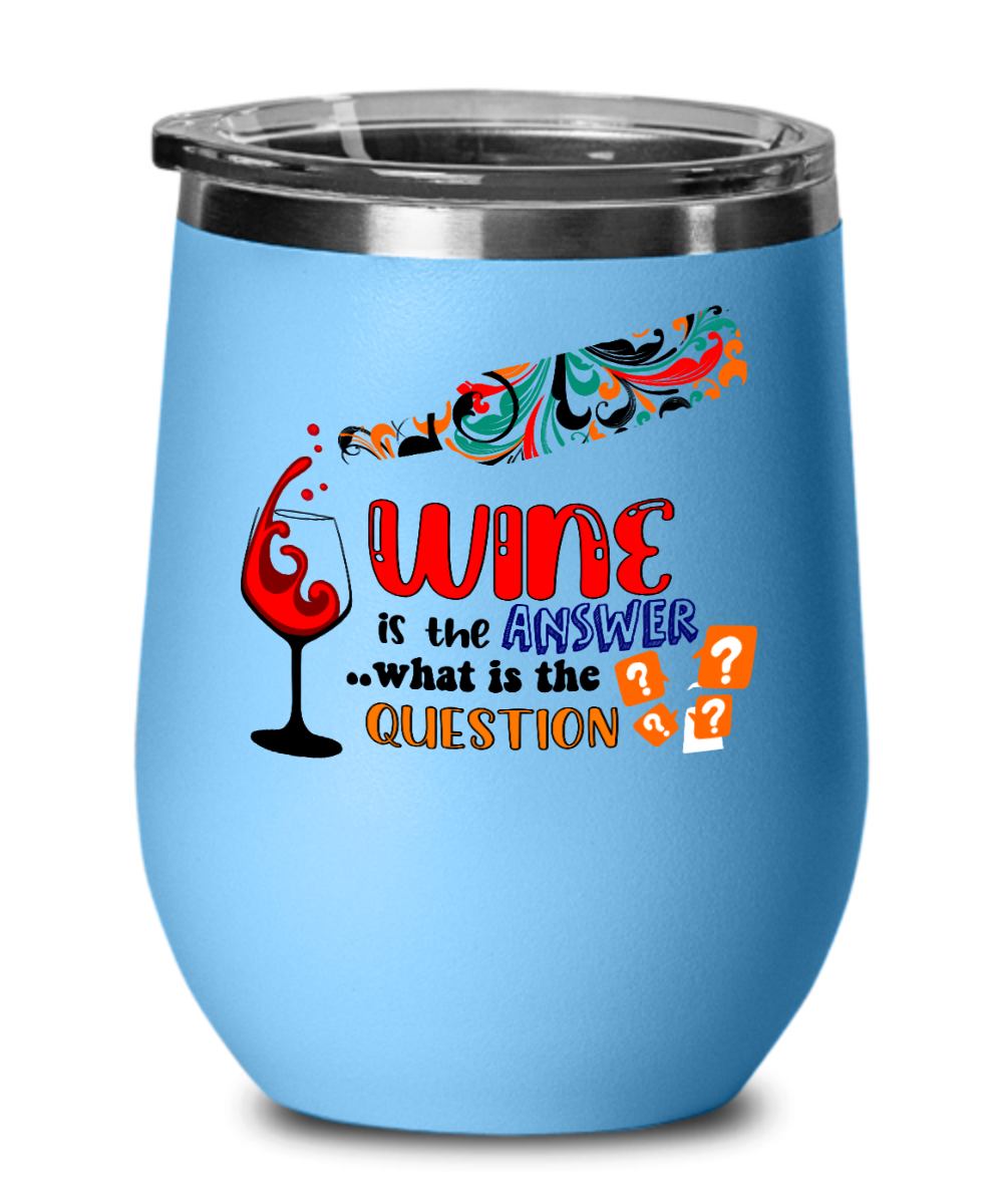 Stemless Wine Tumbler Funny Wine Cup Gift