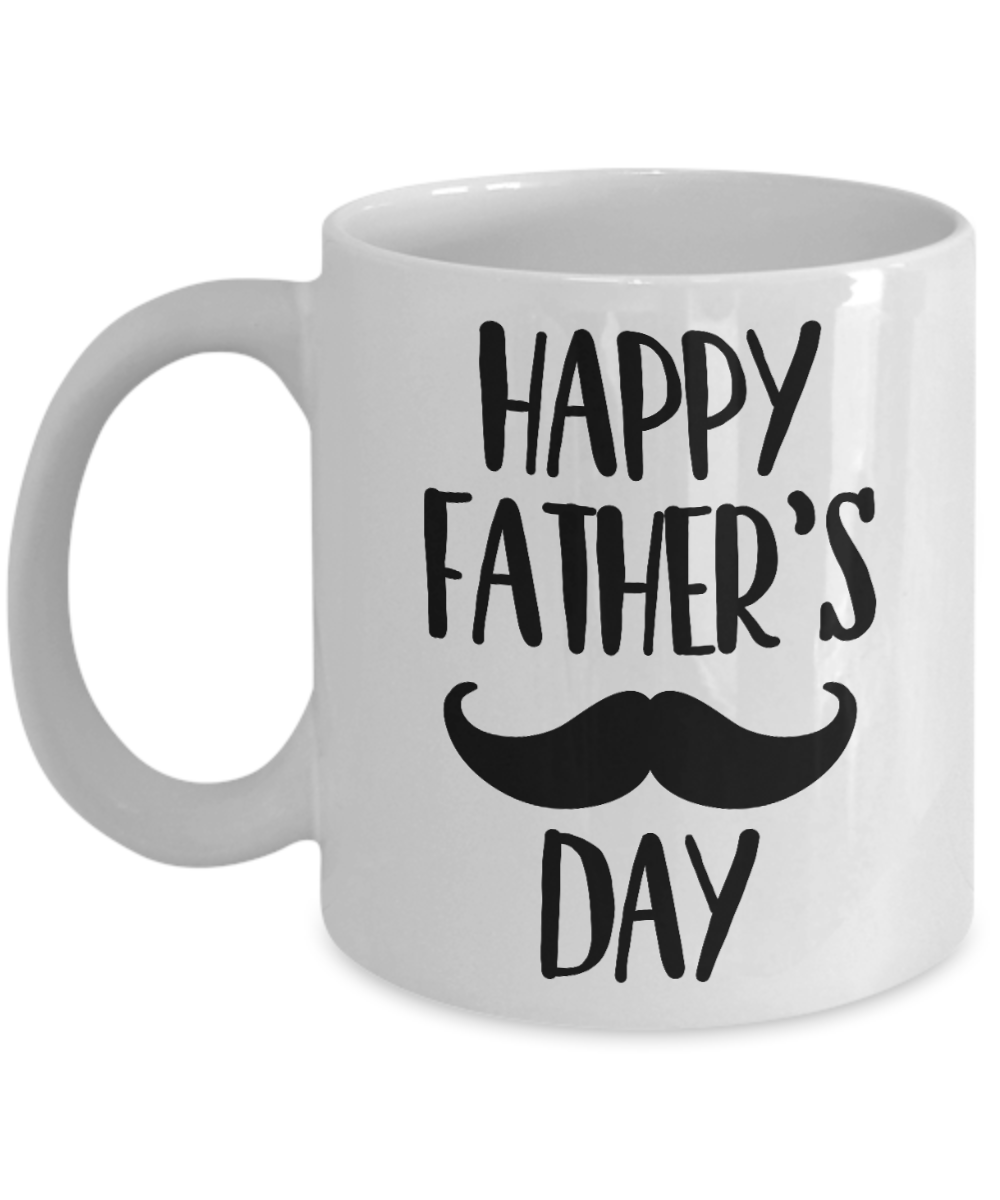 Funny Coffee Mug Happy father's day Novelty tea cup gift dads daddy fathers appreciation
