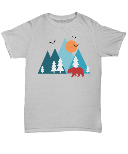 Mountain Outdoor Shirt Women Men Nature Lover T-shirt