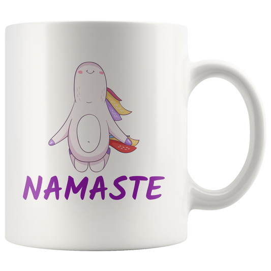 Yoga Mug Namaste Unicorn Funny Coffee Mug Gift Ceramic