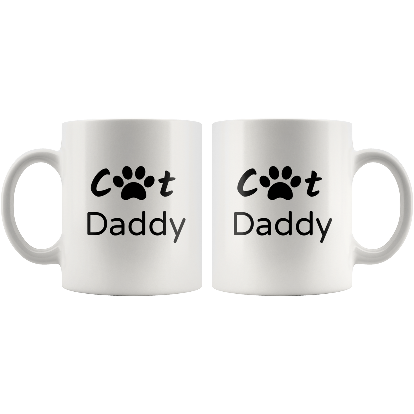 Cat Daddy Coffee Mug Gift for Him Dad Cat Lover Gift Cat Gift Cat Mug Funny Custom Mug