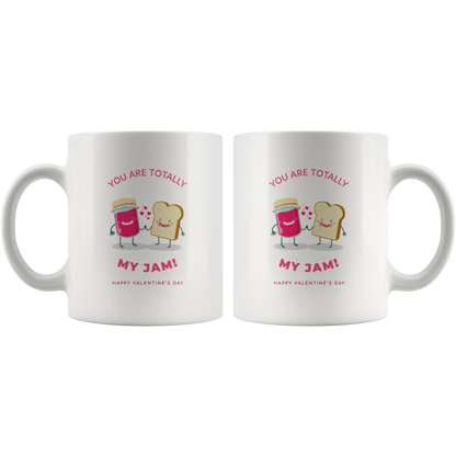 You Are Totally My Jam Valentines Mug Gift For Couples Love Gifts Coffee Cup