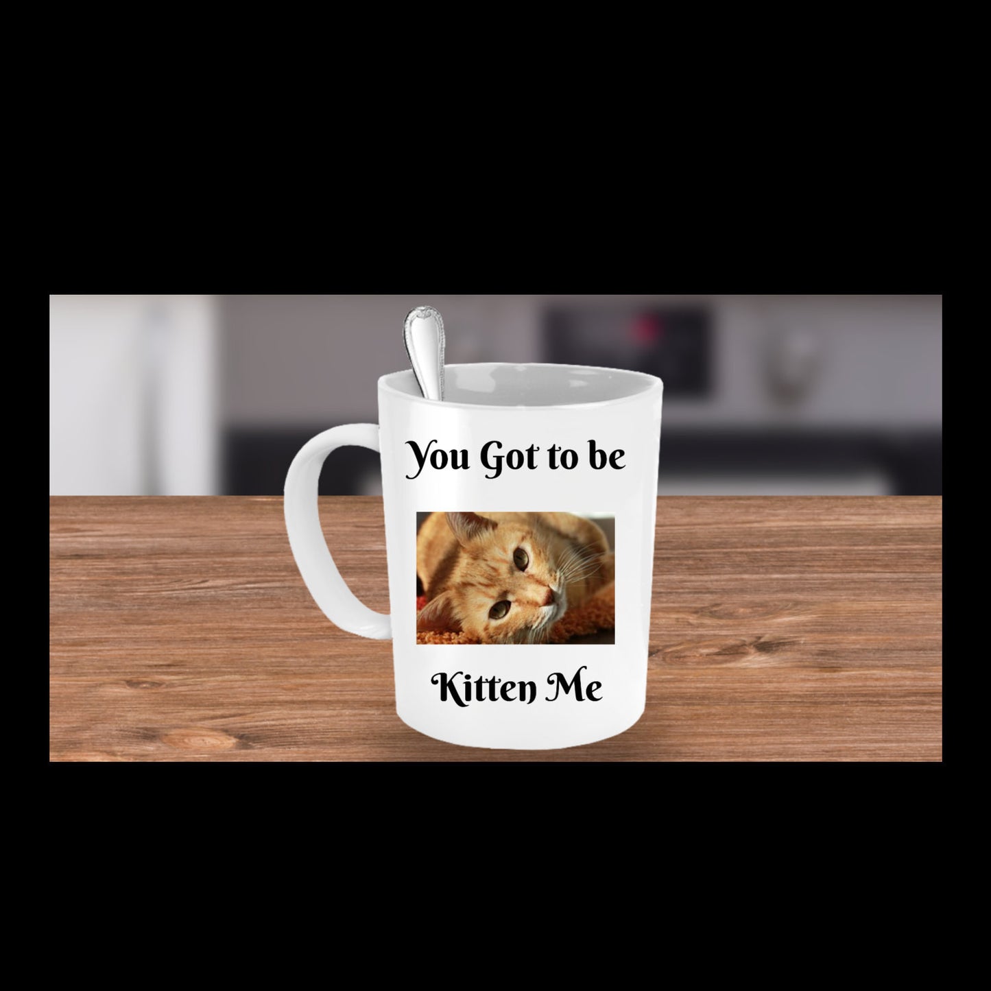 You Got To Be Kitten Me- Novelty Coffee Mug- Funny Cat Gift Cup Cat Owners Lovers