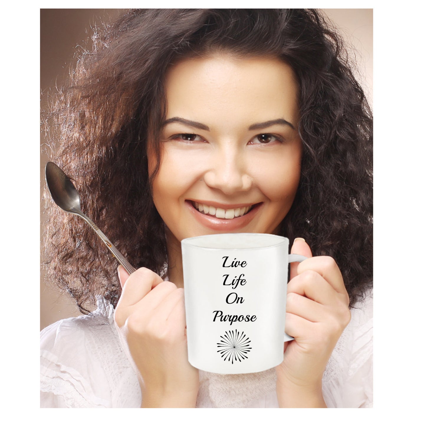 Live LIfe On Purpose Custom Novelty Coffee Mug Gift Custom Printed Drinking Cup Mug