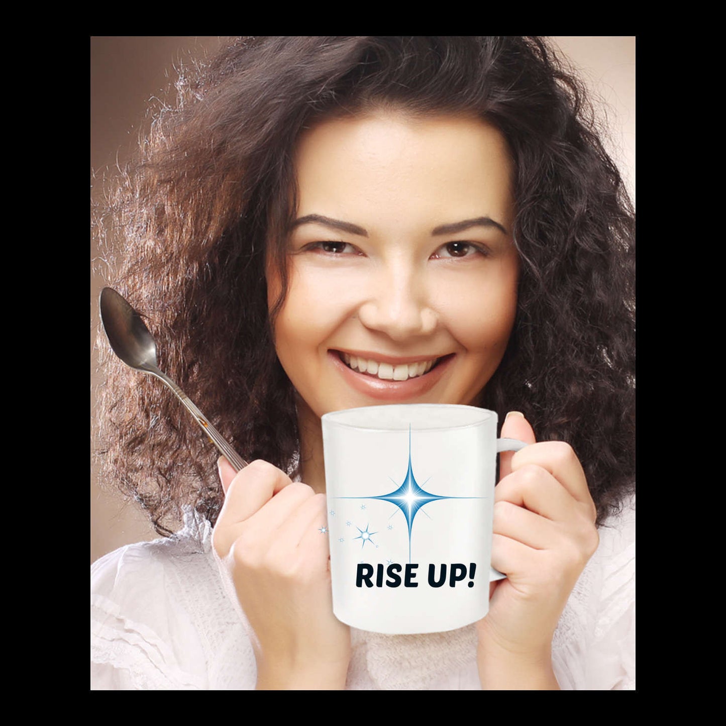 Rise Up! Novelty Coffee Mug Custom Printed Design Coffee Cup Unique Quality Coffee Cup