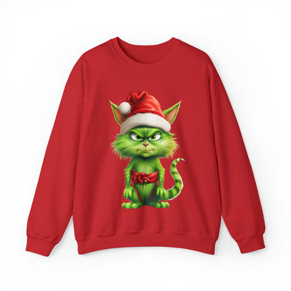 Funny Cat Sweatshirt,  Cat Christmas Shirt, Cute Cat Crewneck Sweatshirt, Gifts for Cat Lovers