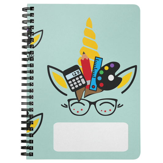 Kids Unicorn Notebook Journal spiral Lined Back To School Notebook