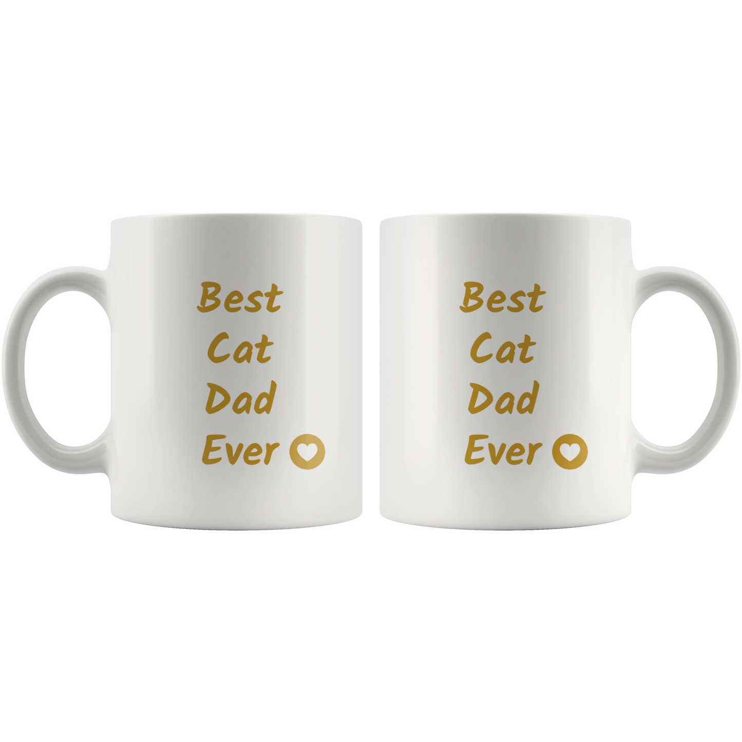 Best Cat Dad Ever Coffee Mug Cat Lover Owner Gift Cat mug Cat gift for Him Custom Funny mug