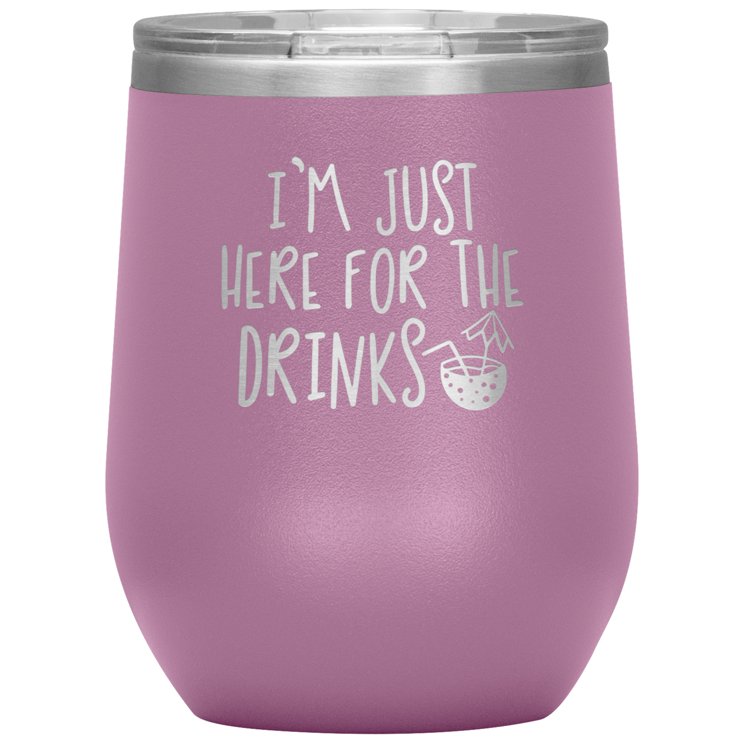 Wine Tumbler, Wine Lover Gift Funny Tumbler Wine Glass Stemless Whiskey Tumbler Party