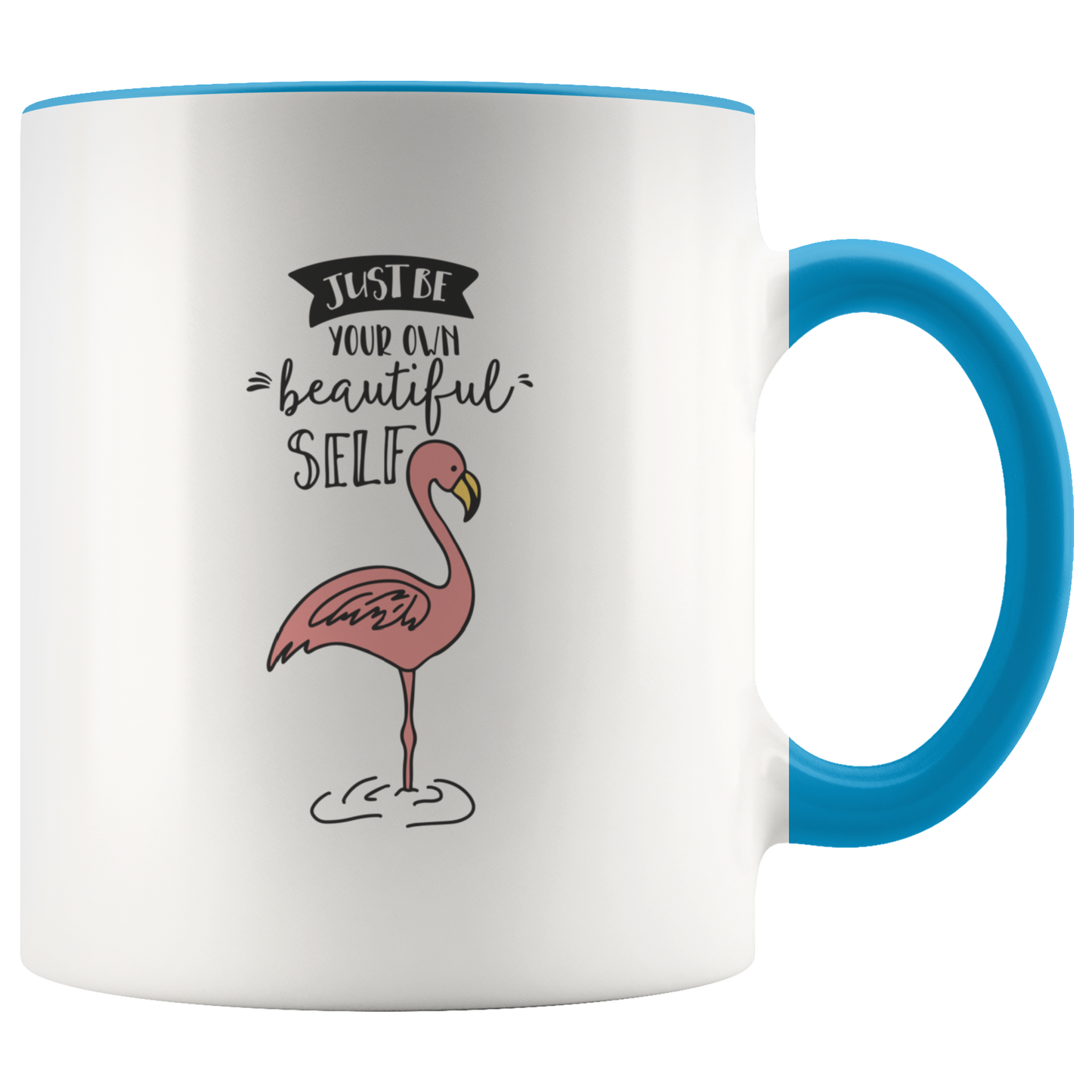 Motivational Mug Flamingo Coffee Mug Coffee Lover Gift, Inspirational Mug Cute Cup