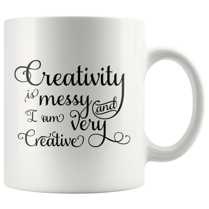 Crafters mug, gift tor crafters, gift for creatives, creativity quote coffee mug, artist gifts, best friend gift
