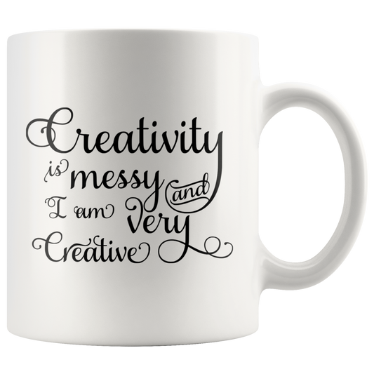 Crafters mug, gift tor crafters, gift for creatives, creativity quote coffee mug, artist gifts, best friend gift