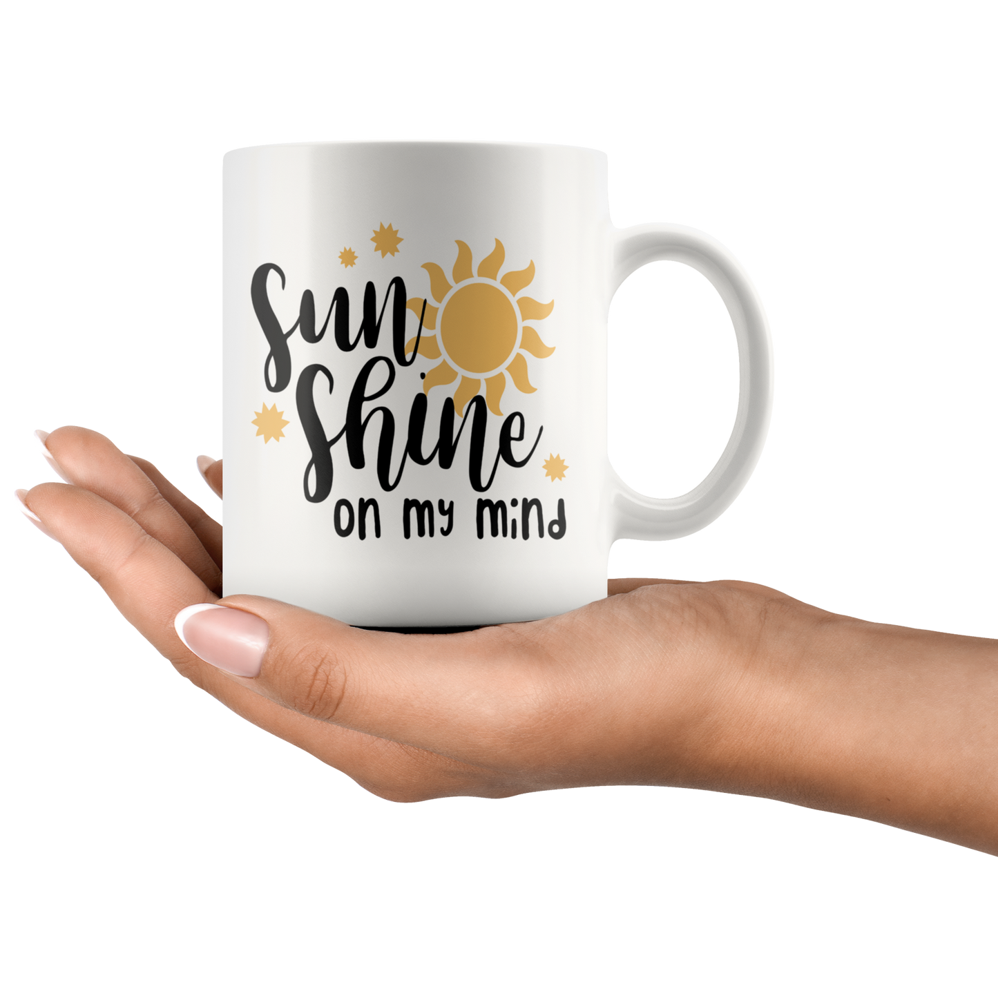 Sunshine on my mind Summer coffee mug home decor Funny custom Graphic coffee cup