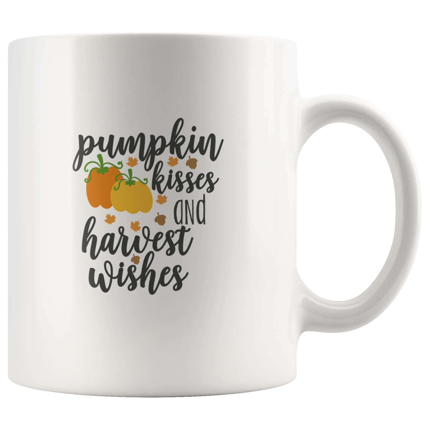 Pumpkin Kisses Coffee Mug Fall Autumn Coffee Cup Funny Coffee Mug Coffee Lovers Gift