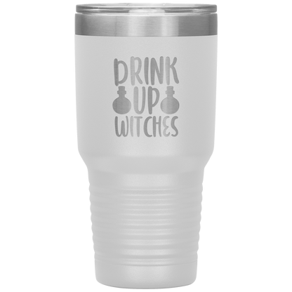 Drink up Witches Halloween 30 oz Tumbler Funny Party Beer Tumbler Mug Gift