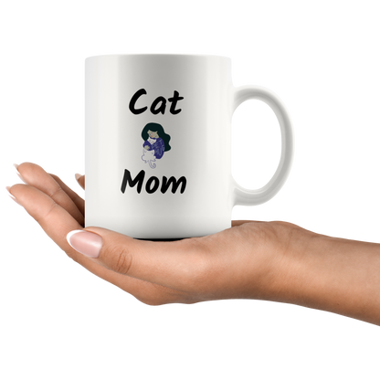 Cat Mom Coffee Mug Birthday gift Cat owner gift Cat lover Mug Ceramic Custom Cat Mom gift
