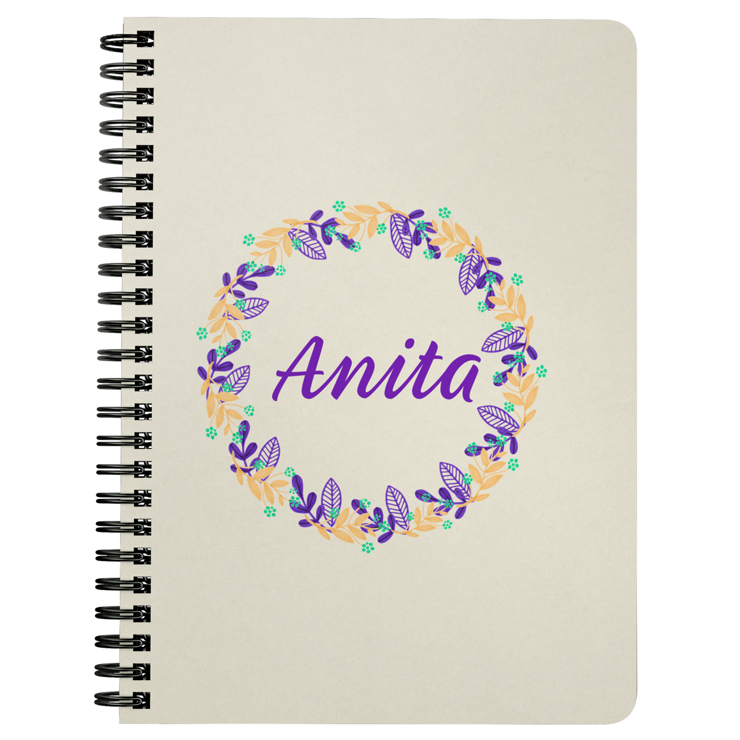 Personalize Notebook Journal Gift for Him or Her Spiraled Lined Journal Notebook, Diary,Daily Notebook